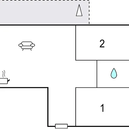 2 Bedroom Cozy In